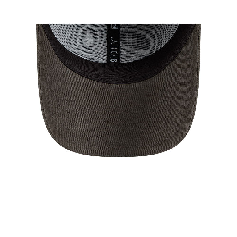 Port Adelaide Power Hat - AFL 2025 Dusty Charcoal Grey 9Forty Strapback Cap - New Era